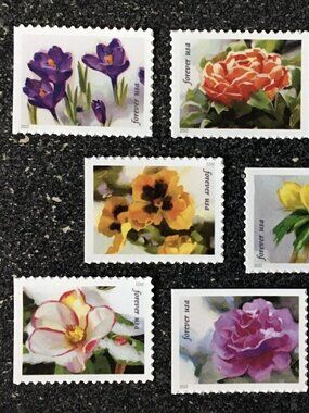 2022USA #5727-5736 Forever Snowy Beauty - Singles Set of 100 From Booklet Mint
